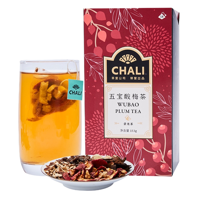 ChaLi茶里 五宝酸梅茶茶包153g