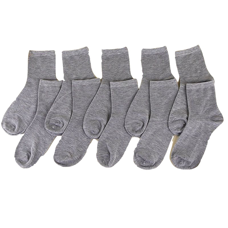 袜子女中筒袜女韩版时尚女袜子纯色棉袜中筒女袜黑色原宿风秋季;春季;秋青年 臻依缘