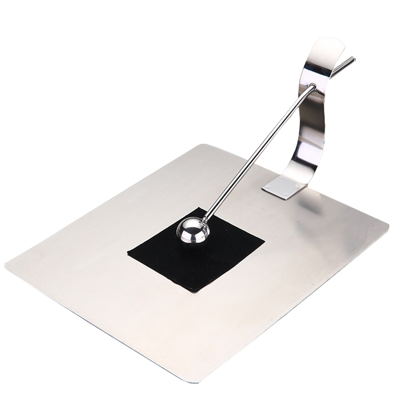 菲仕康 纸巾架纸巾盒创意不锈钢纸巾座方形架餐厅酒店物业食堂台面纸巾架简约餐巾架欧式压纸座 小号