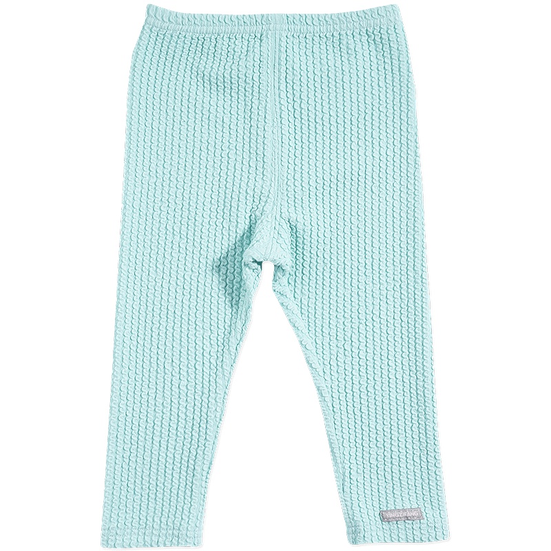 女宝宝春装新品婴姿坊品牌裤子女童提花布弹力休闲舒适百搭打底裤