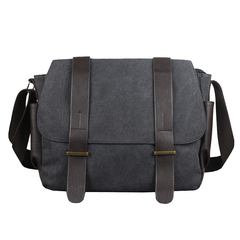 爱牧格男包单肩包帆布休闲包男士单肩包斜挎包包复古潮流单肩斜挎背包男潮包