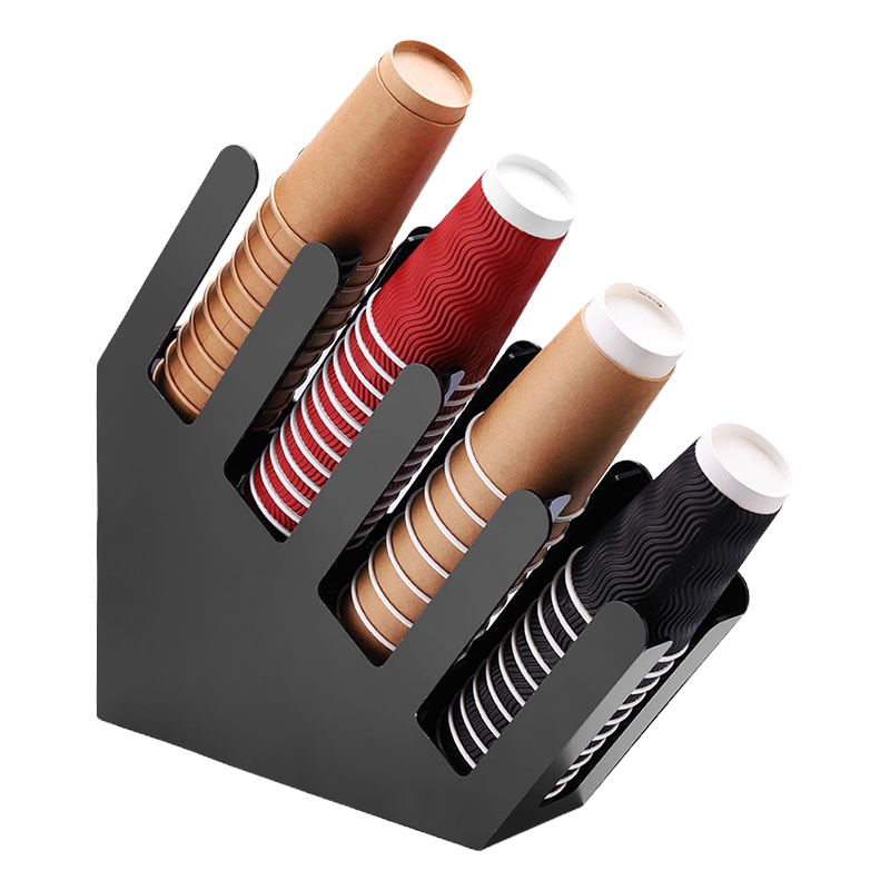 正彩 一次性纸杯架取杯架 直二格-亚克力