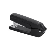 得力（deli）360度可旋转订书机学生用订书器多功能订书机省力订书机中缝钉书机办公用品0434 黑色