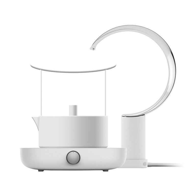 [苏宁自营]三界茶具 电子自动上水茶炉煮茶套装电陶炉不锈钢烧水复古茶壶 简2代电陶炉茶炉泡茶煮茶器 送礼佳品礼盒装