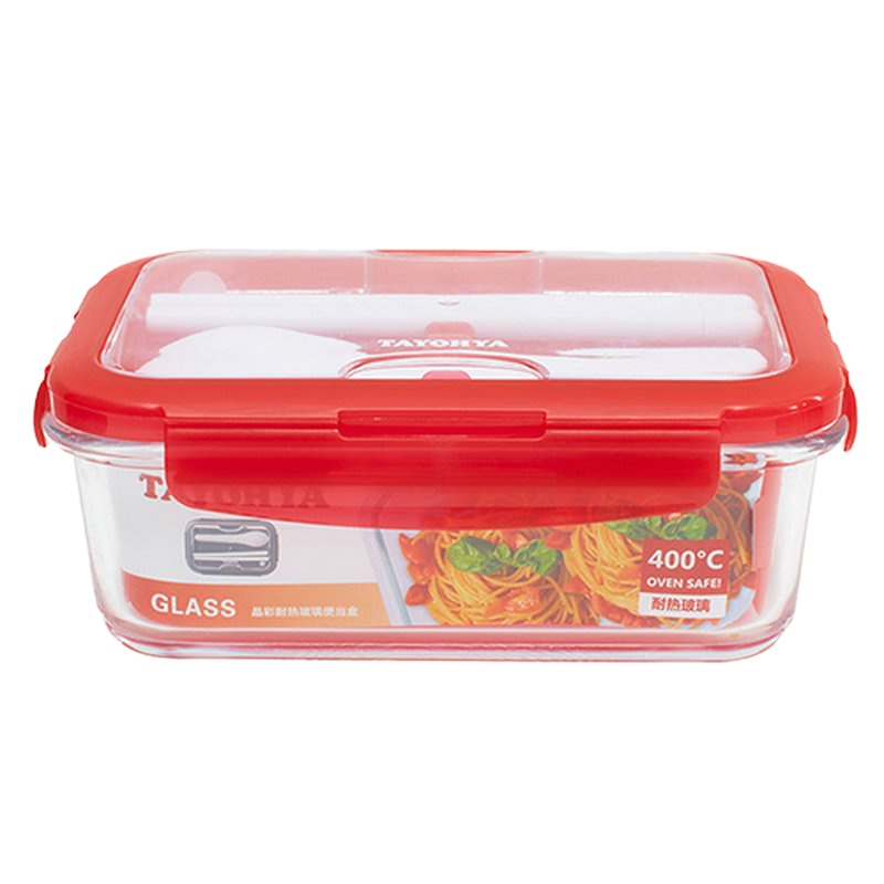 多样屋晶彩耐热玻璃便当盒/760ml