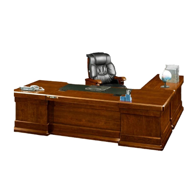 麦格尚 办公桌C FBGZ-YL015 实木油漆电脑桌 主管桌老板桌总裁桌 大班台写字台