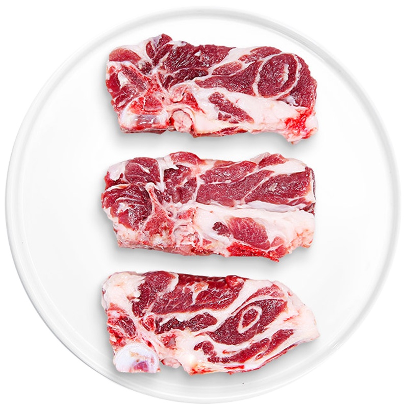 网易味央黑猪肉肋排350g生鲜冷冻排骨猪小排猪骨头