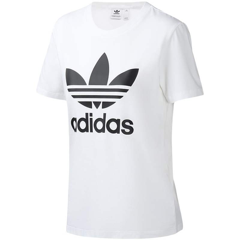【自营】adidas阿迪达斯三叶草女装运动服LOGO款休闲短袖T恤FM3311