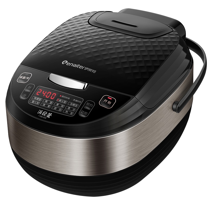 伊莱特EB-IFC48S-1-黑色IH电饭煲 电磁圈加热4L容量涡纹釜内胆