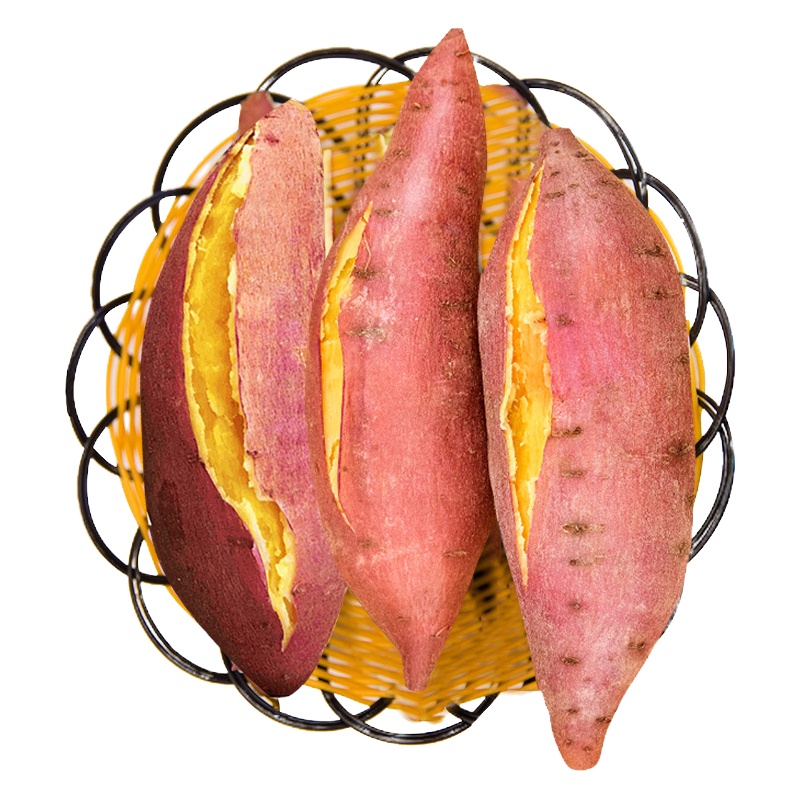 烟薯25号 5斤 流心蜜薯 黄心糖心红薯 烤地瓜烤红薯 新鲜地瓜水果蔬菜 软糯香甜 营养丰富 您家橙