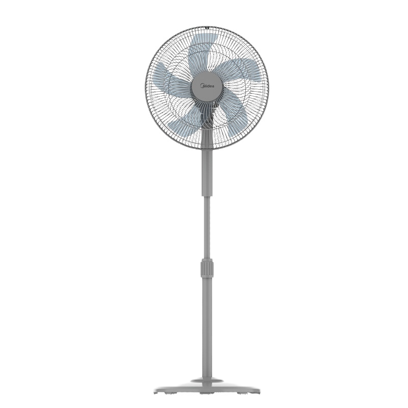 美的 机械式电风扇FSA40XC 三档风速 高低可调 摇头广角送风 家用五叶升降电风扇