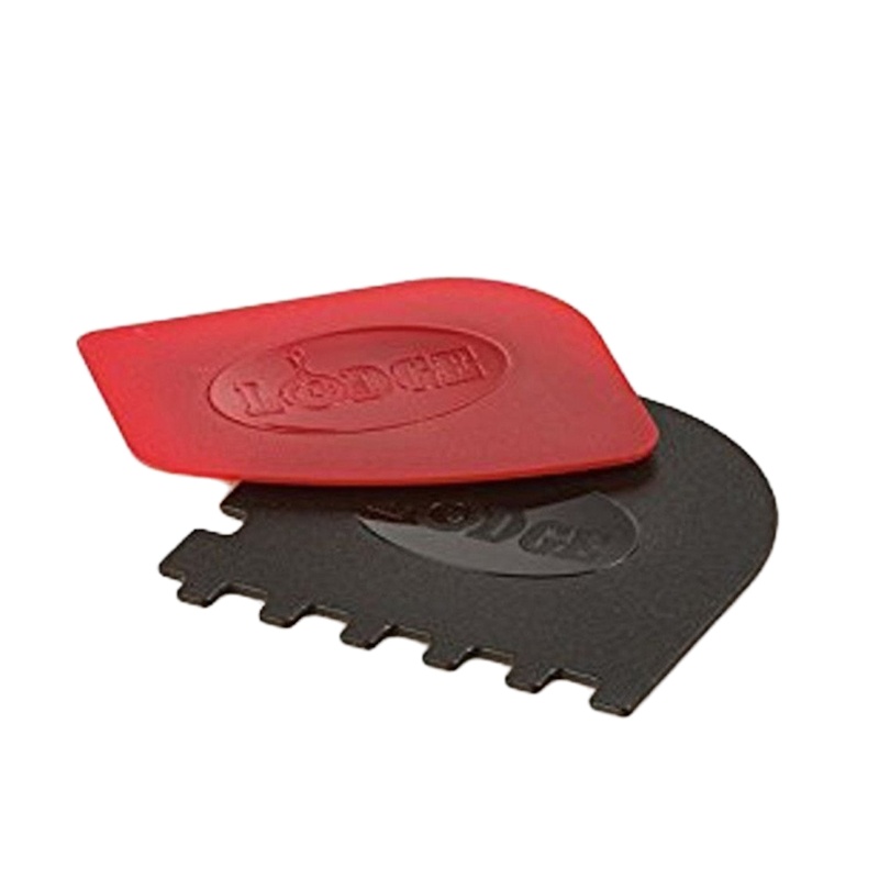 Lodge洛极铸铁平底锅/横纹锅专用刮片两个装 清洁方便不伤油膜