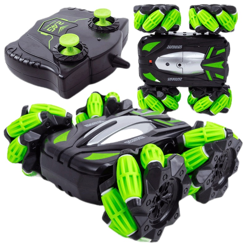 过凡(GUOFAN)遥控车 儿童玩具男孩女孩电动赛车模型玩具车侧行特技双面漂移车 SY029-1