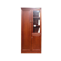 榭邦9032两门书柜办公家具办公室柜油漆贴木皮储物柜文件柜 中两门书柜
