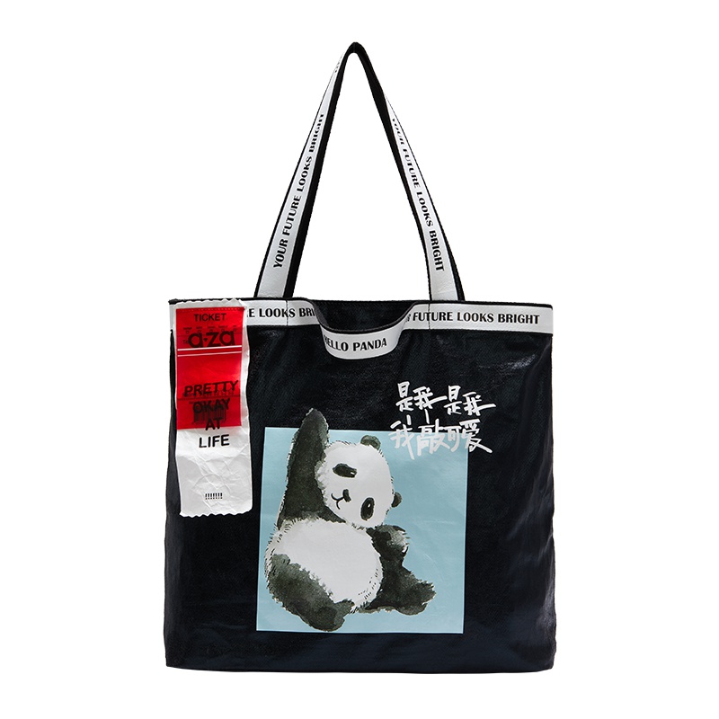 aza大容量单肩包包帆布包2019春夏新款女包韩版可爱潮流手提包包女