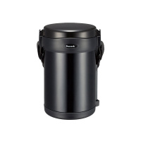 【多层结构】PEACOCK孔雀 日本进口不锈钢保温饭盒ARL-18BC 1.31L