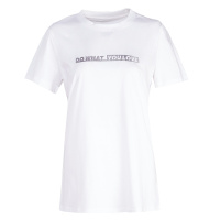 晚白女上装2019新品纯棉圆领短袖字母全棉常规款简约白T恤衫