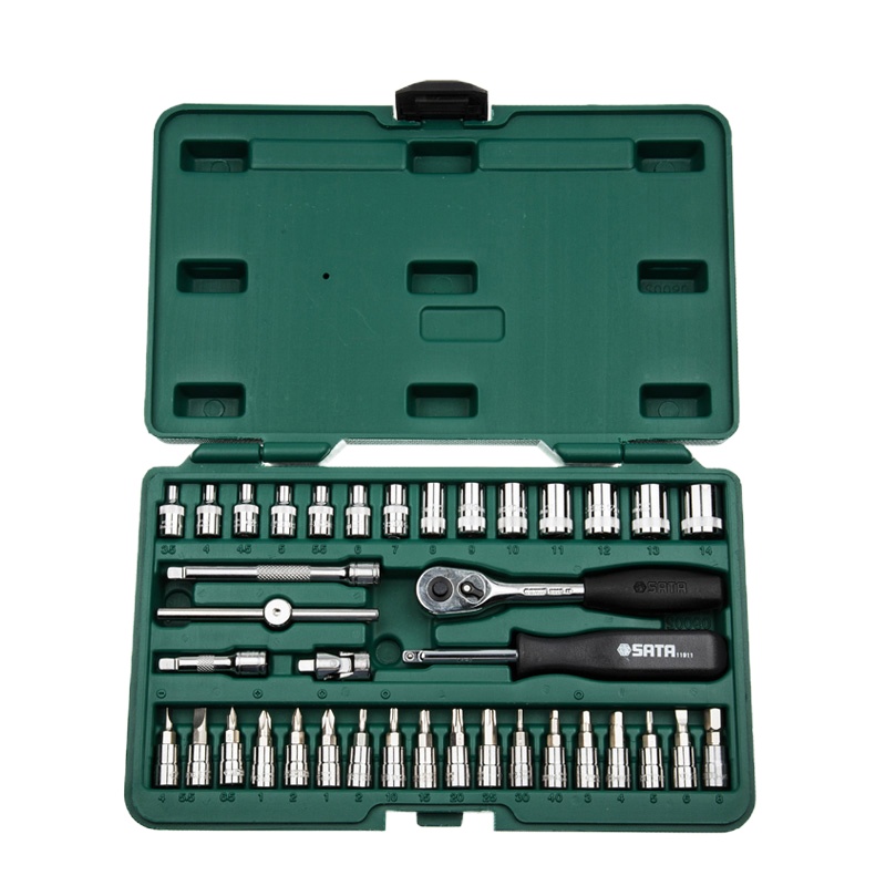 世达 38件6.3mm系列套筒组套38件 银色09002