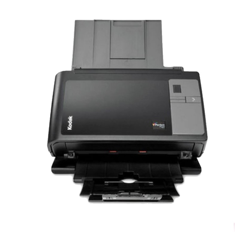 柯达(Kodak) i2600扫描仪a4高速双面馈纸式 高清自动扫描 身份证扫描办公设备黑色