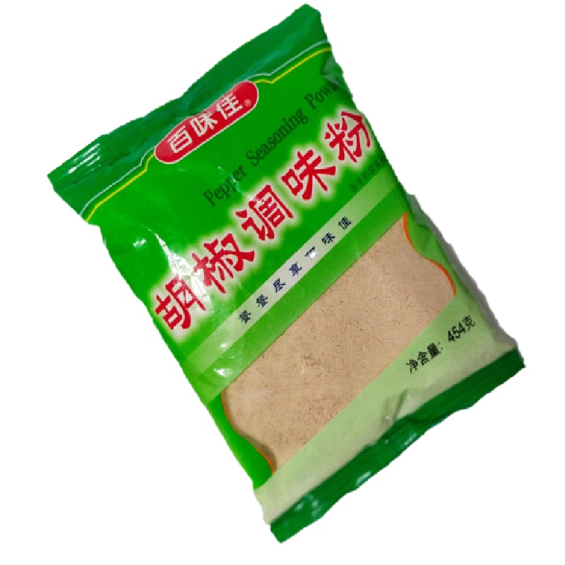 亿佳万禾 百味佳胡椒粉调味粉香辛料烧烤火锅底料胡辣汤香料米线 454g/袋-YCX