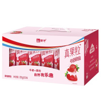 2提装 蒙牛真果粒 草莓味 250ml*12盒 整箱发货[1月新日期]