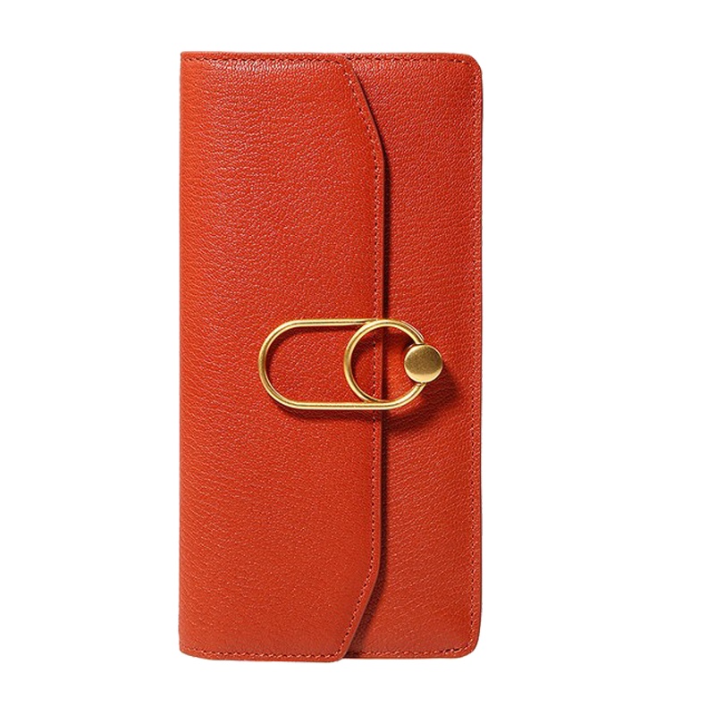 DISSONA迪桑娜复古长款羊皮钱包女