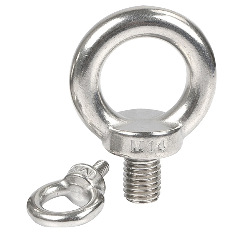 海斯迪克 HK-35 304不锈钢吊环螺钉 吊环螺丝 圆环形起重螺丝 M6-M30 国标 吊环螺丝