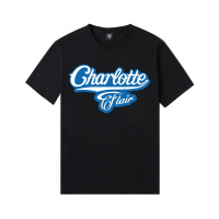 WWE潮牌2020春夏新品夏洛特弗莱尔印花字母圆领短袖T恤