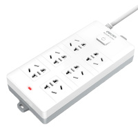 得力(deli)18168-03 插排 插座RS 插线板 三米六位插线板 办公用品