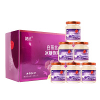 北京同仁堂即食燕窝马来西亚白燕丝冰糖燕窝70克*6瓶滋补品