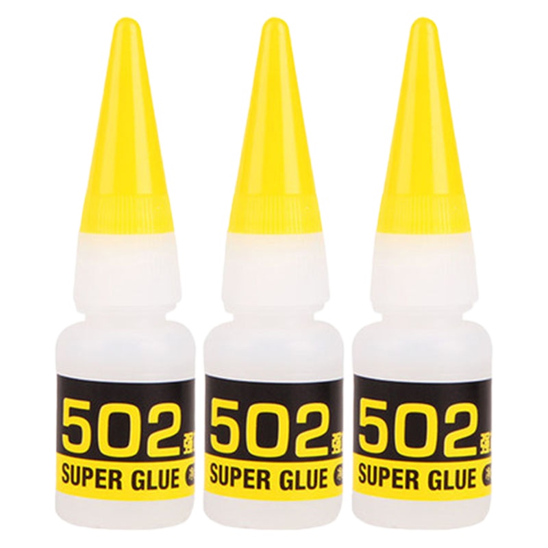 得力 7144 502强力胶 快干无色胶水 8g/支 办公用品 5瓶装