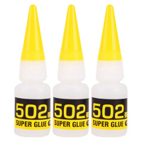 得力 7144 502强力胶 快干无色胶水 8g/支 办公用品 5瓶装