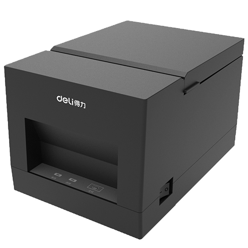 得力(deli)DL-581PWS打印机 热敏票据外卖单收银机小票打印机 商务办公打印机