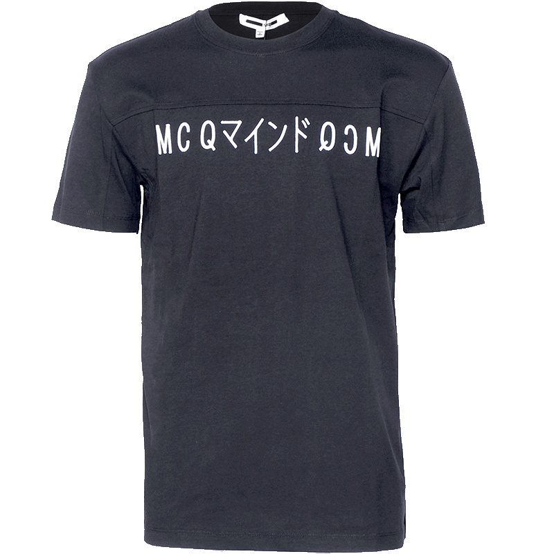MCQ ALEXANDER MCQUEEN亚历山大麦昆 男款短袖T恤套头休闲logo款