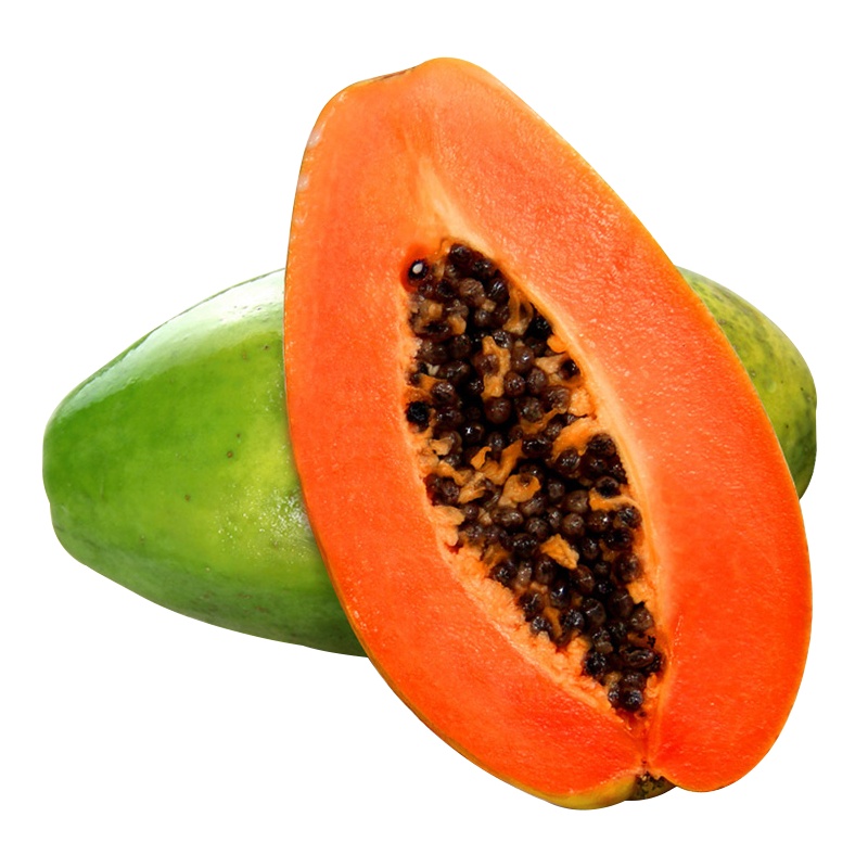 海南红心牛奶木瓜 当季现摘应季冰糖青木瓜1.5斤单果400g-1000g