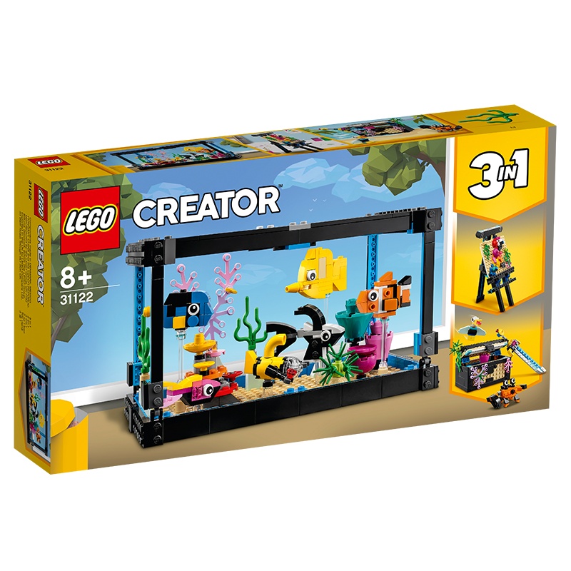 LEGO乐高鱼缸 31122