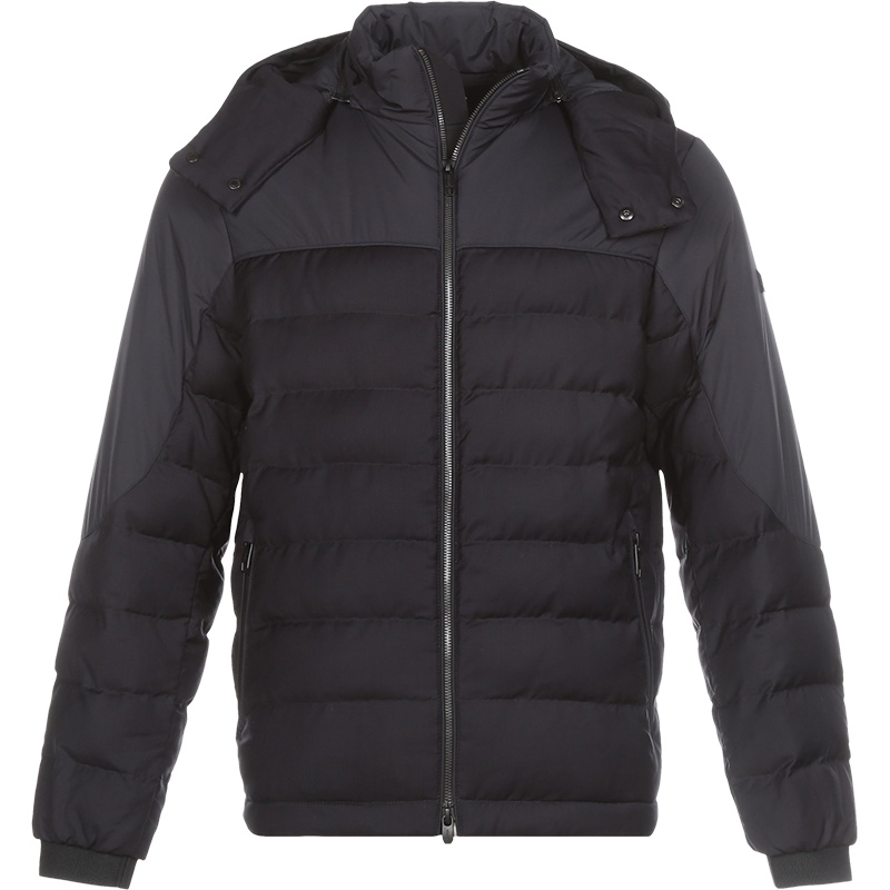 Z ZEGNA 杰尼亚 男士 羊毛/聚酯纤维连帽棉服夹克外套 VV051 ZZT062