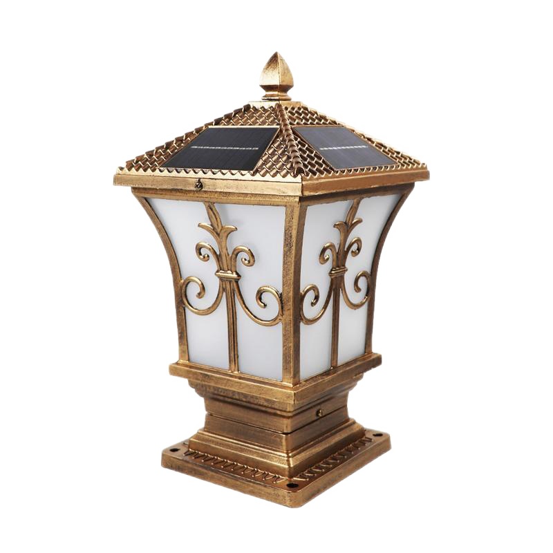 太阳能柱头灯超亮家用户外防水大门柱子灯别墅花园墙头庭院围墙灯