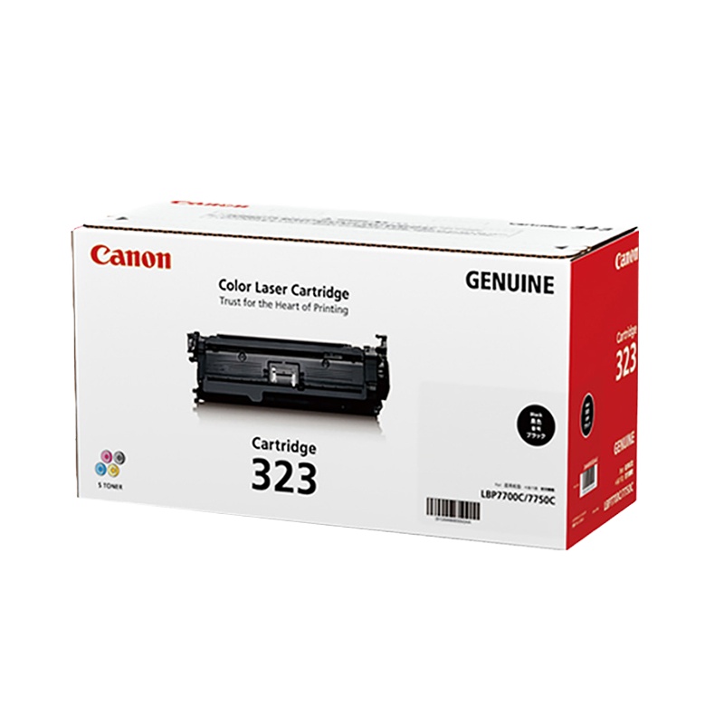 佳能(Canon)CRG-323 BK C M Y 黑色 青色 红色 黄色 套装 硒鼓 (适用LBP7750CDN)