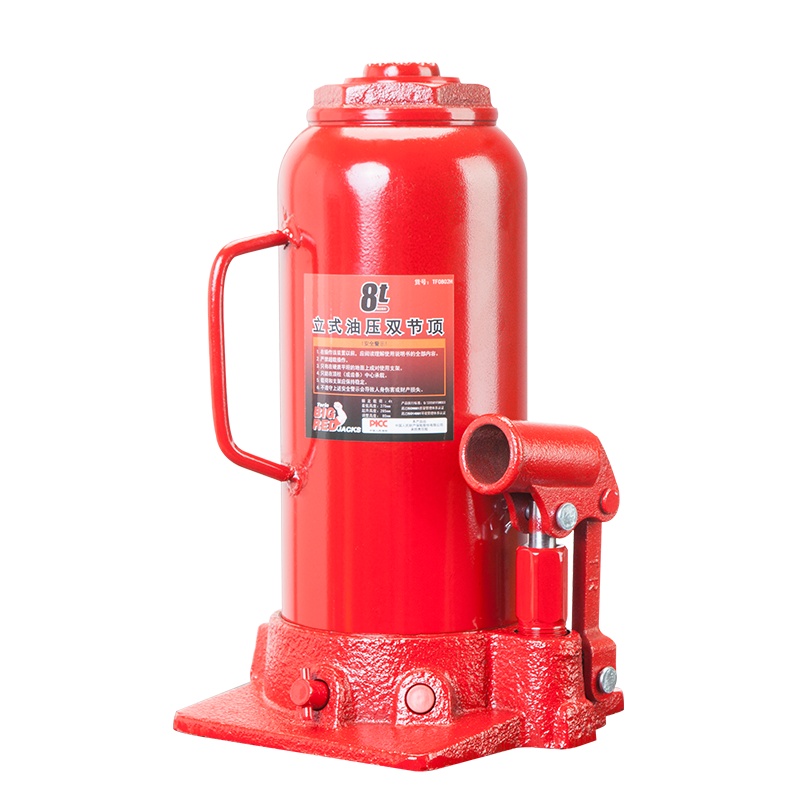 BIGRED TH810002汽车载双节立式油压液压千斤顶 小轿车用起重工具换胎专用