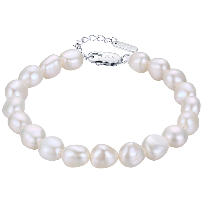 佰色传情巴洛克异形淡水珍珠手链女百搭手链手串首饰品