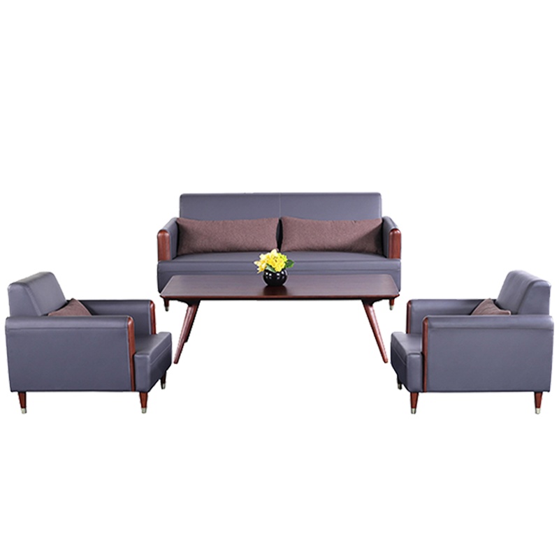 匡大 酒店沙发办公沙发 皮艺沙发 办公室接待沙发 西皮 沙发组合 KDT288