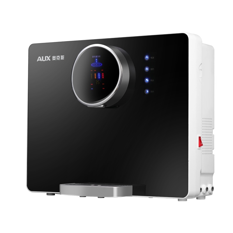 AUX奥克斯净水器AK09家用直饮加热一体过滤饮水机壁挂净水机ro反渗透