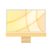 2021新款 Apple iMac 24英寸 一体机电脑 M1芯片 8GB 512GB SSD 4.5K屏 黄色