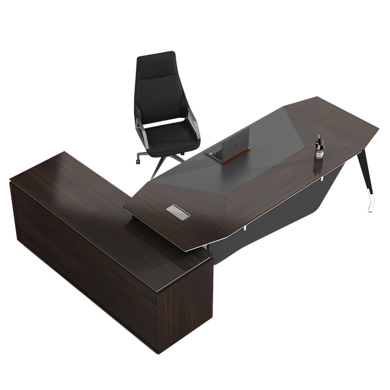 全简办公家具老板桌总裁桌现代简约大班台办公桌经理桌