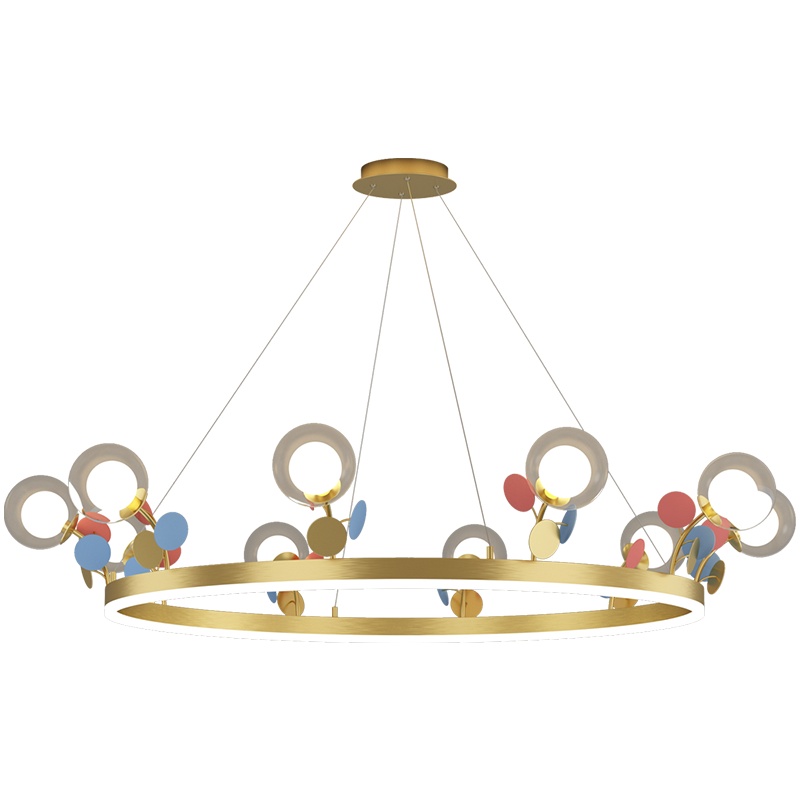 辛羽卡通儿童吊灯马卡龙卧室灯具男孩女孩房间灯温馨现代简约客厅书房灯具灯饰