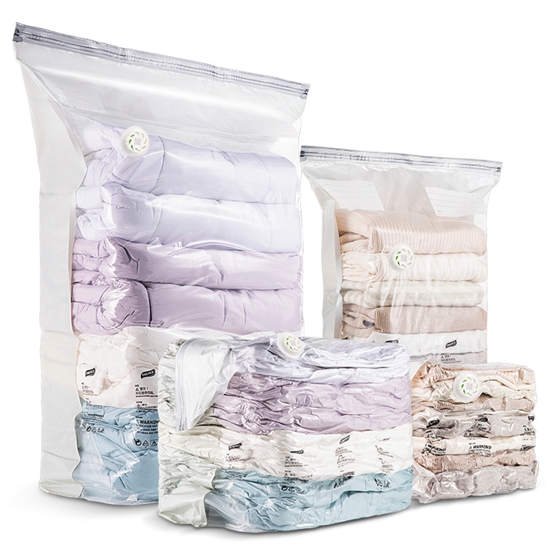 太力 真空压缩袋免抽气旅行收纳袋立体式真空袋棉被子衣物整理袋 3中立体3中