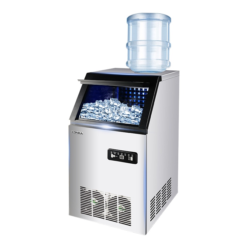 康佳(KONKA)KB-S4制冰机商用 预约定时大型方块冰全自动额定300W 10-20分钟出冰36格/次储冰8kg两用