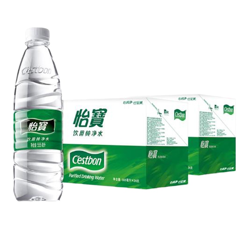 怡宝纯净水饮用水矿泉水555ml*24瓶