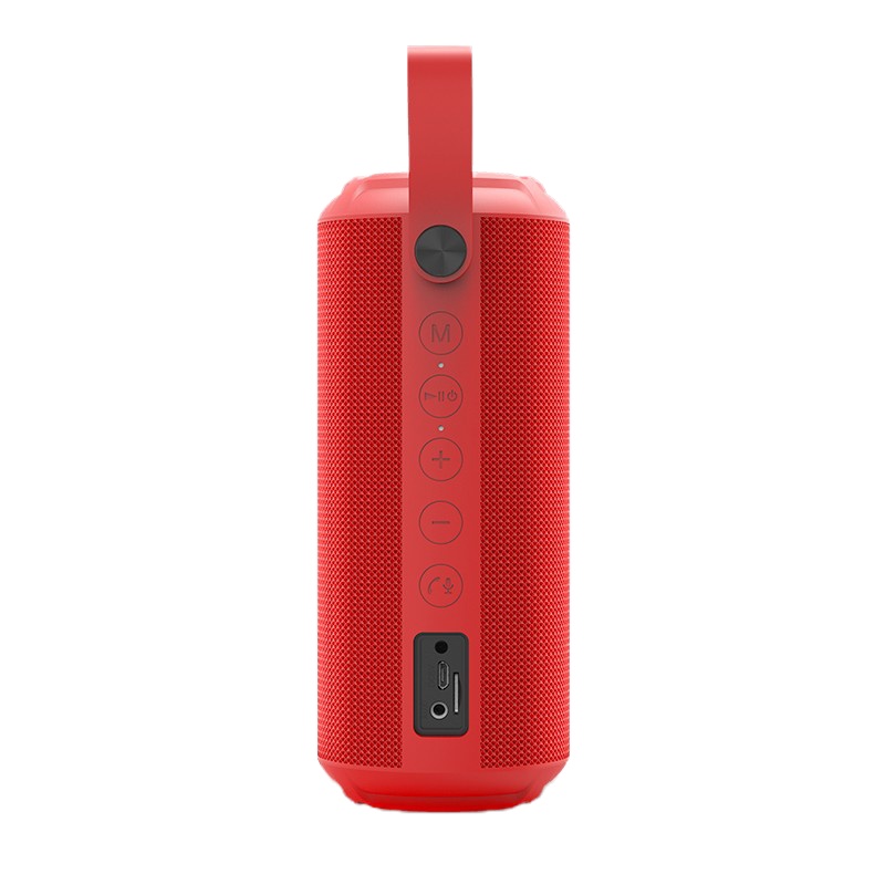 十度(ShiDu) P7蓝牙无线音箱迷你小音响便携式插卡手机电脑微信收款扩音器家用户外防水低音炮 中国红